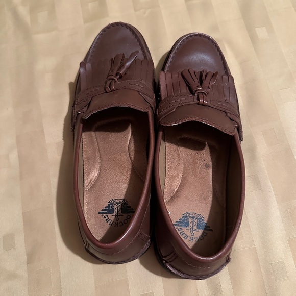 Dockers Men’s Brown Leather Loafers‎ Size 8 - Picture 9 of 10